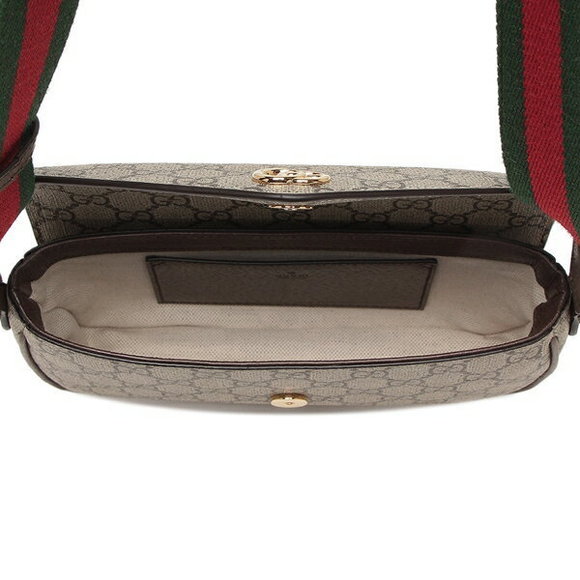 Gucci Ophidia Canvas Mini Bag Beige Ebony - Picture 4 of 8